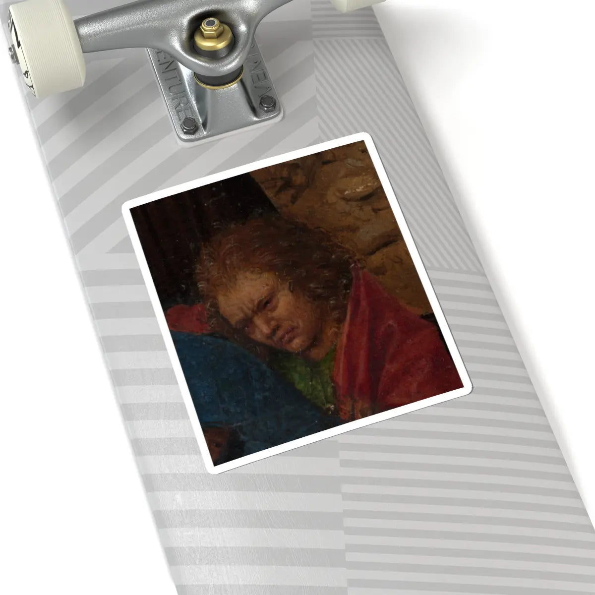 SKU:TSS-STICK-JNVN-6X6-12 Sizes:6" × 6" Types:White