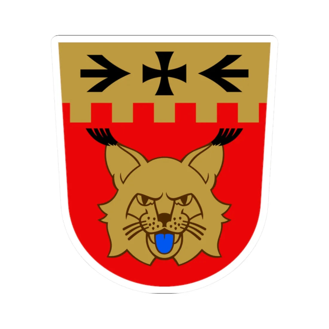 Janakkala.vaakuna (Finland) (Coat of Arms) STICKER Vinyl Kiss-Cut Decal 2 Inch White - The Sticker Space