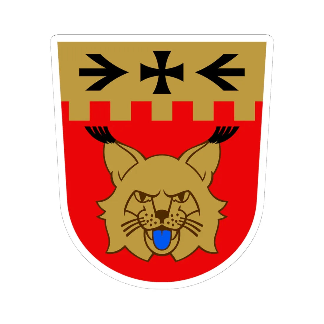 Janakkala.vaakuna (Finland) (Coat of Arms) STICKER Vinyl Kiss-Cut Decal 4 Inch White - The Sticker Space