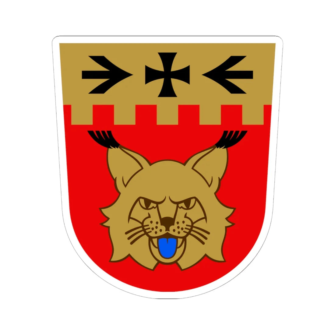 Janakkala.vaakuna (Finland) (Coat of Arms) STICKER Vinyl Kiss-Cut Decal 6 Inch White - The Sticker Space