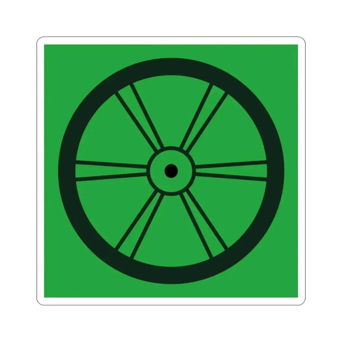 Janata Dal Flag (India) STICKER Vinyl Die-Cut Decal 2 Inch - The Sticker Space