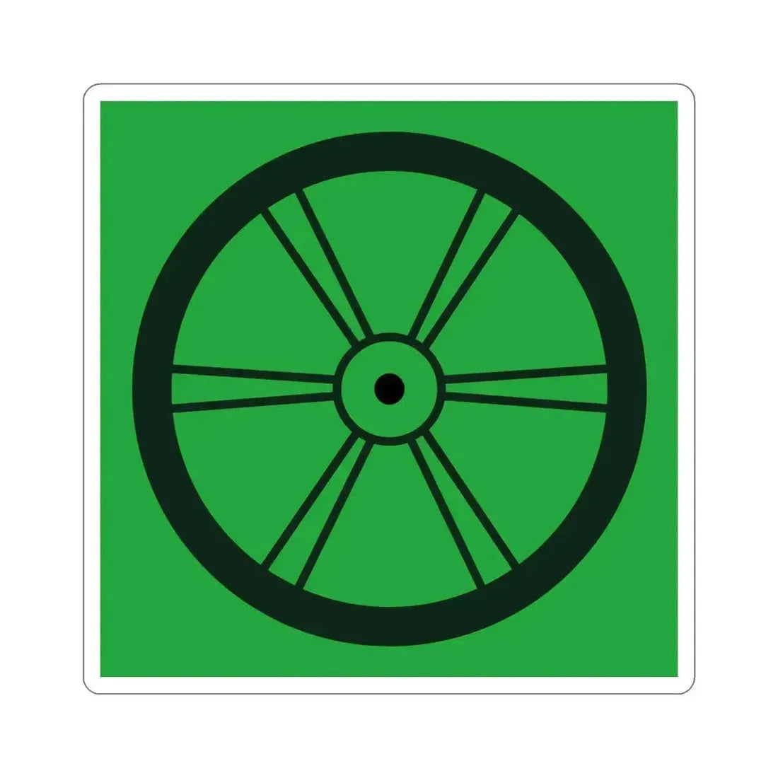 Janata Dal Flag (India) STICKER Vinyl Die-Cut Decal 3 Inch - The Sticker Space