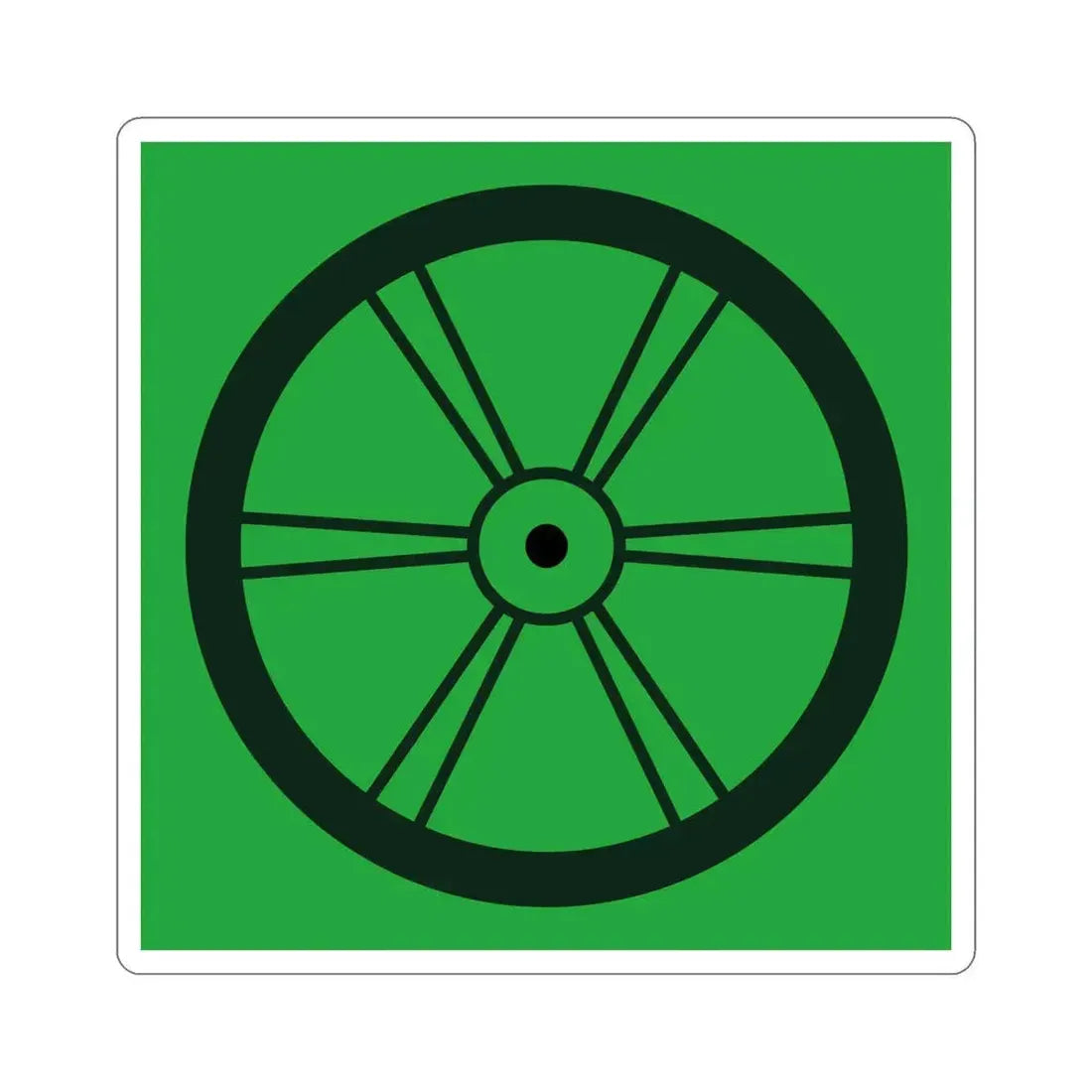 Janata Dal Flag (India) STICKER Vinyl Die-Cut Decal 3 Inch - The Sticker Space