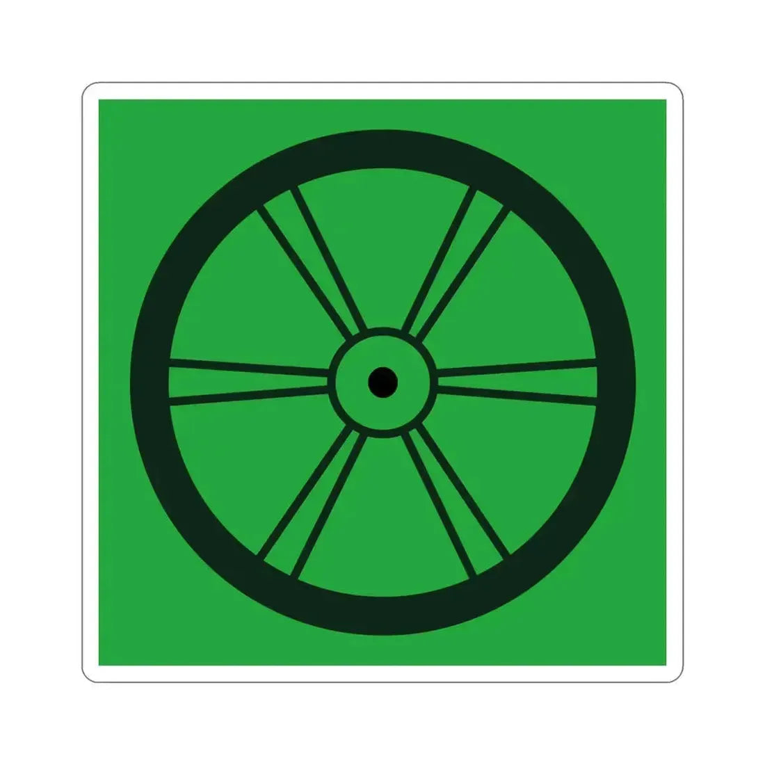 Janata Dal Flag (India) STICKER Vinyl Die-Cut Decal 4 Inch - The Sticker Space