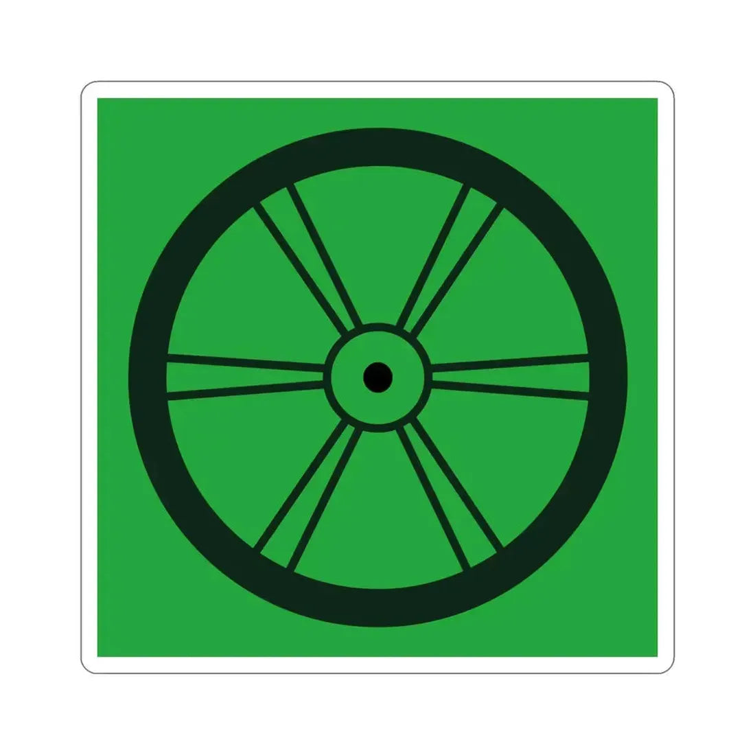 Janata Dal Flag (India) STICKER Vinyl Die-Cut Decal 4 Inch - The Sticker Space