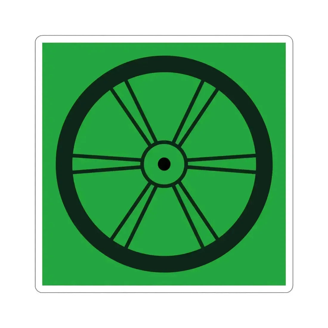 Janata Dal Flag (India) STICKER Vinyl Die-Cut Decal 5 Inch - The Sticker Space