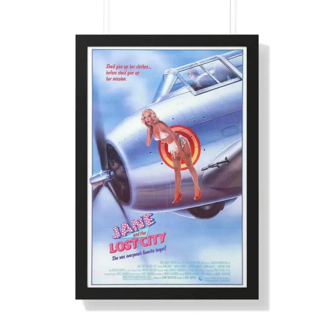 JANE AND THE LOST CITY 1987 - Framed Movie Poster - The Sticker Space