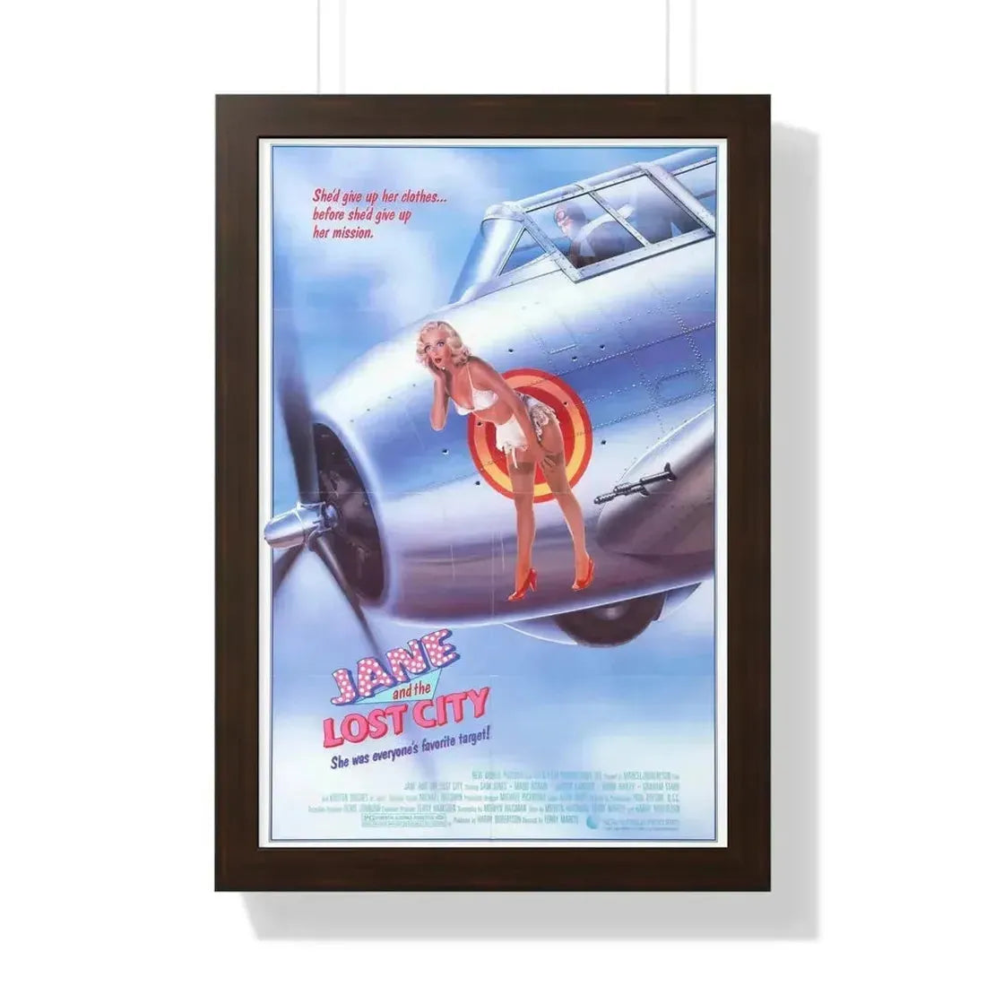 JANE AND THE LOST CITY 1987 - Framed Movie Poster - The Sticker Space