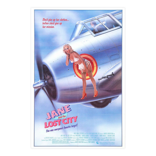 JANE AND THE LOST CITY 1987 - Paper Movie Poster-24″ x 36″ (Vertical)-The Sticker Space