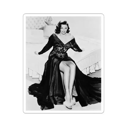 Jane Russell #06 (Vintage Female Icon) STICKER Vinyl Kiss-Cut Decal 6 Inch White - The Sticker Space