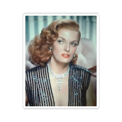 Jane Russell #10 (Vintage Female Icon) STICKER Vinyl Kiss-Cut Decal 3 Inch White - The Sticker Space