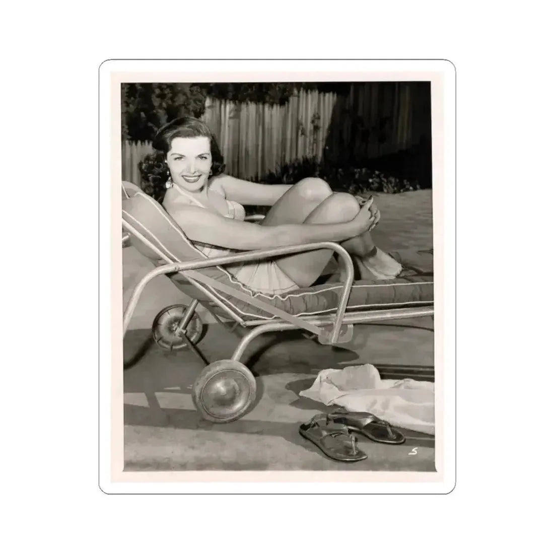 Jane Russell #132 (Vintage Female Icon) STICKER Vinyl Kiss-Cut Decal 6 Inch White - The Sticker Space