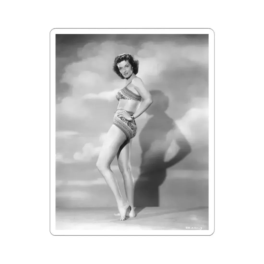 Jane Russell #143 (Vintage Female Icon) STICKER Vinyl Kiss-Cut Decal 6 Inch White - The Sticker Space