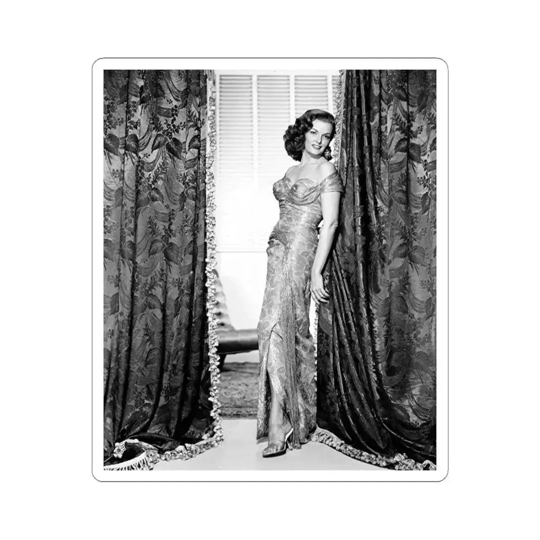 Jane Russell #148 (Vintage Female Icon) STICKER Vinyl Kiss-Cut Decal 6 Inch White - The Sticker Space