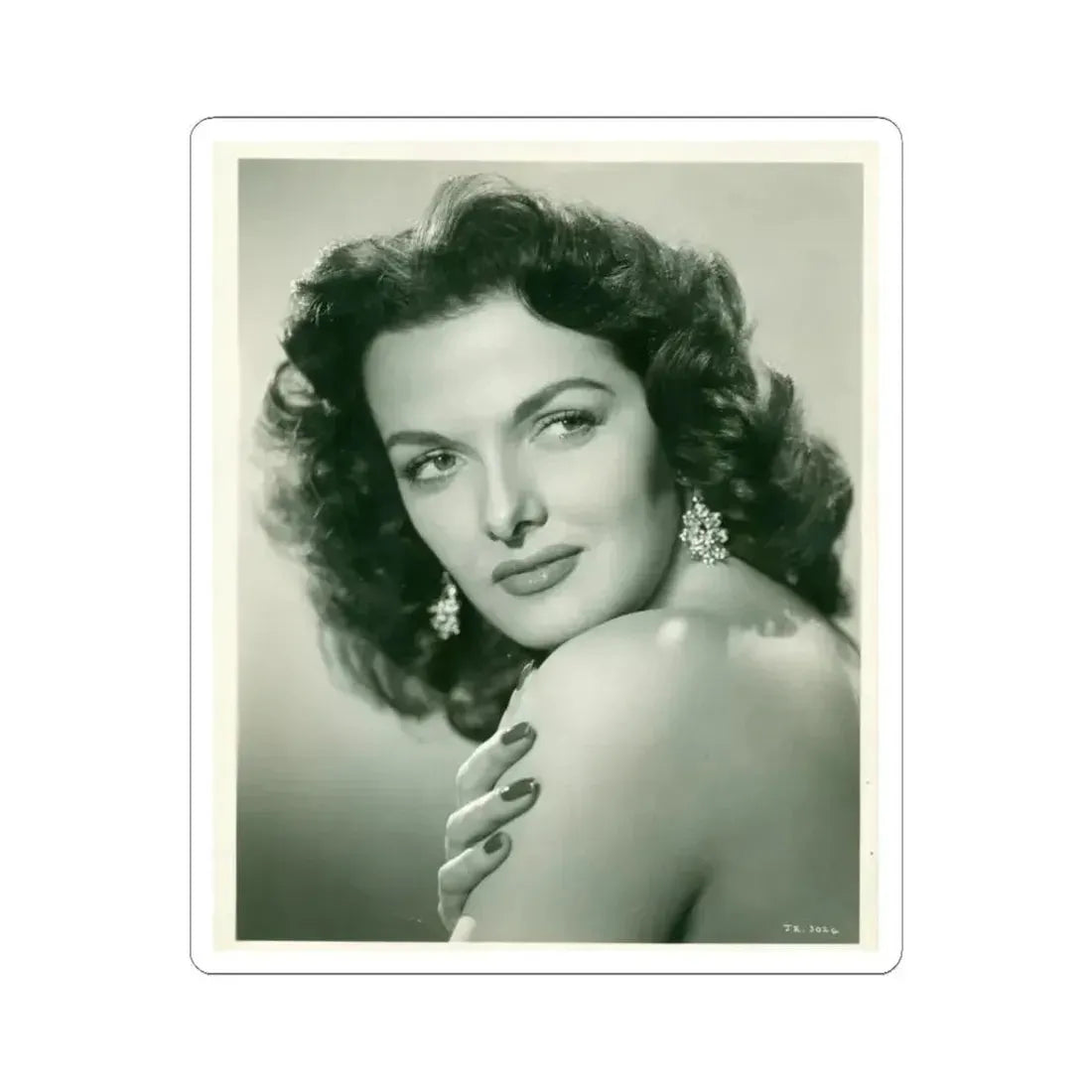 Jane Russell #166 (Vintage Female Icon) STICKER Vinyl Kiss-Cut Decal 3 Inch White - The Sticker Space