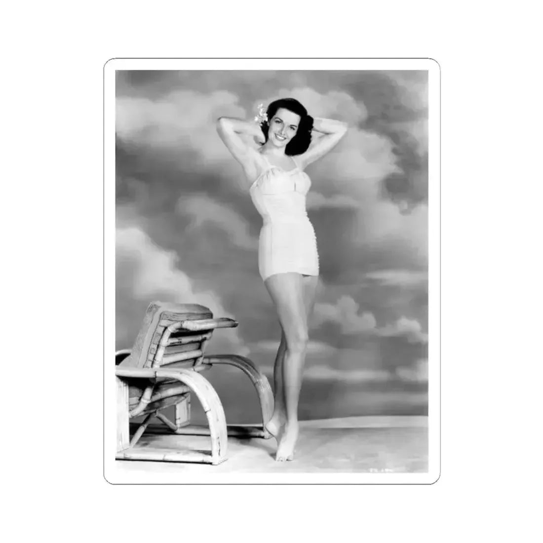 Jane Russell #185 (Vintage Female Icon) STICKER Vinyl Kiss-Cut Decal 2 Inch White - The Sticker Space
