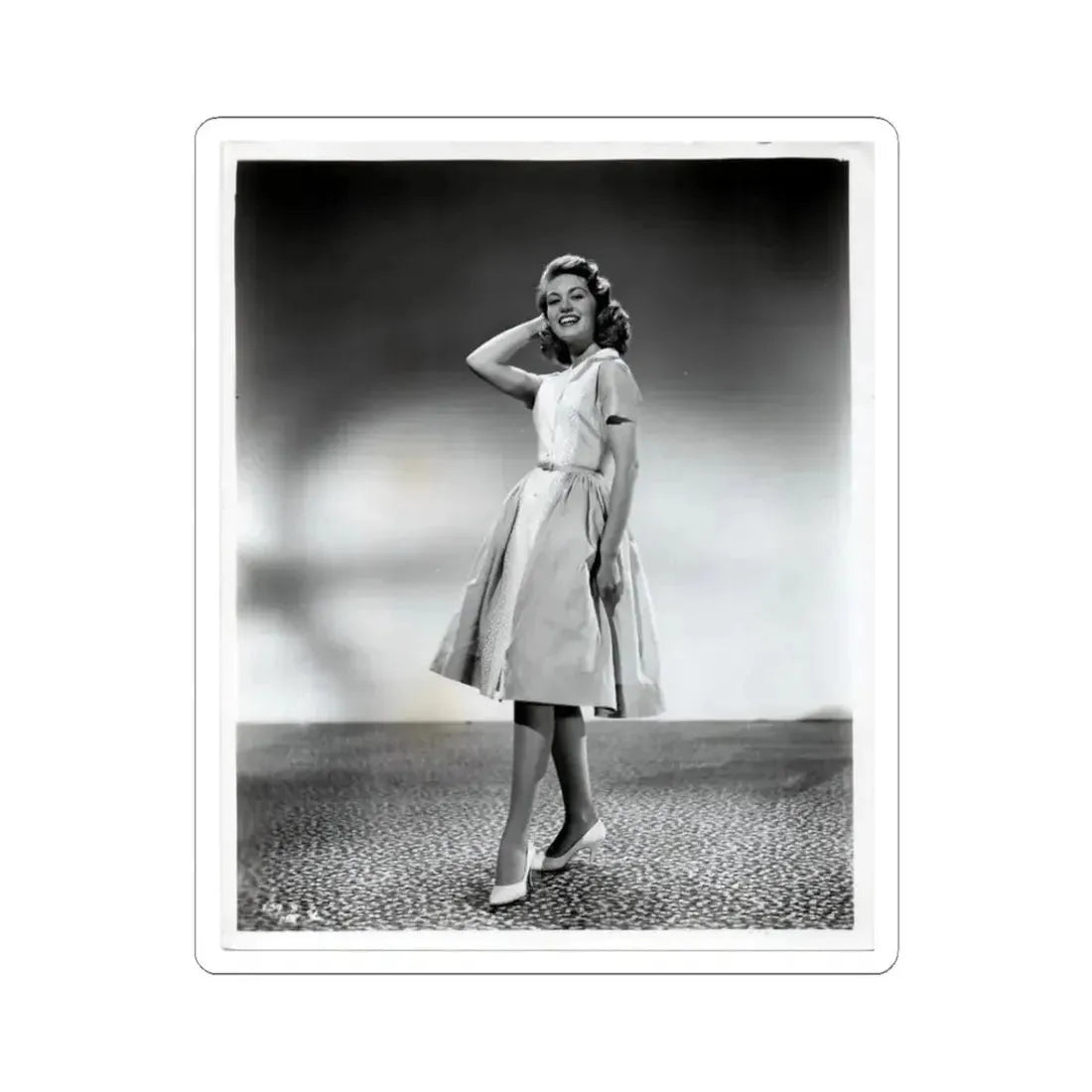 Janette Scott #49 (Vintage Female Icon) STICKER Vinyl Kiss-Cut Decal 3 Inch White - The Sticker Space