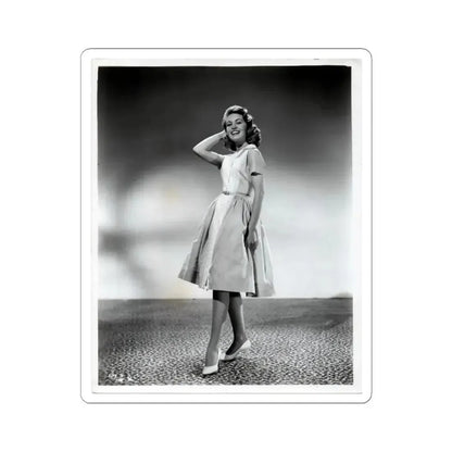 Janette Scott #49 (Vintage Female Icon) STICKER Vinyl Kiss-Cut Decal 4 Inch White - The Sticker Space