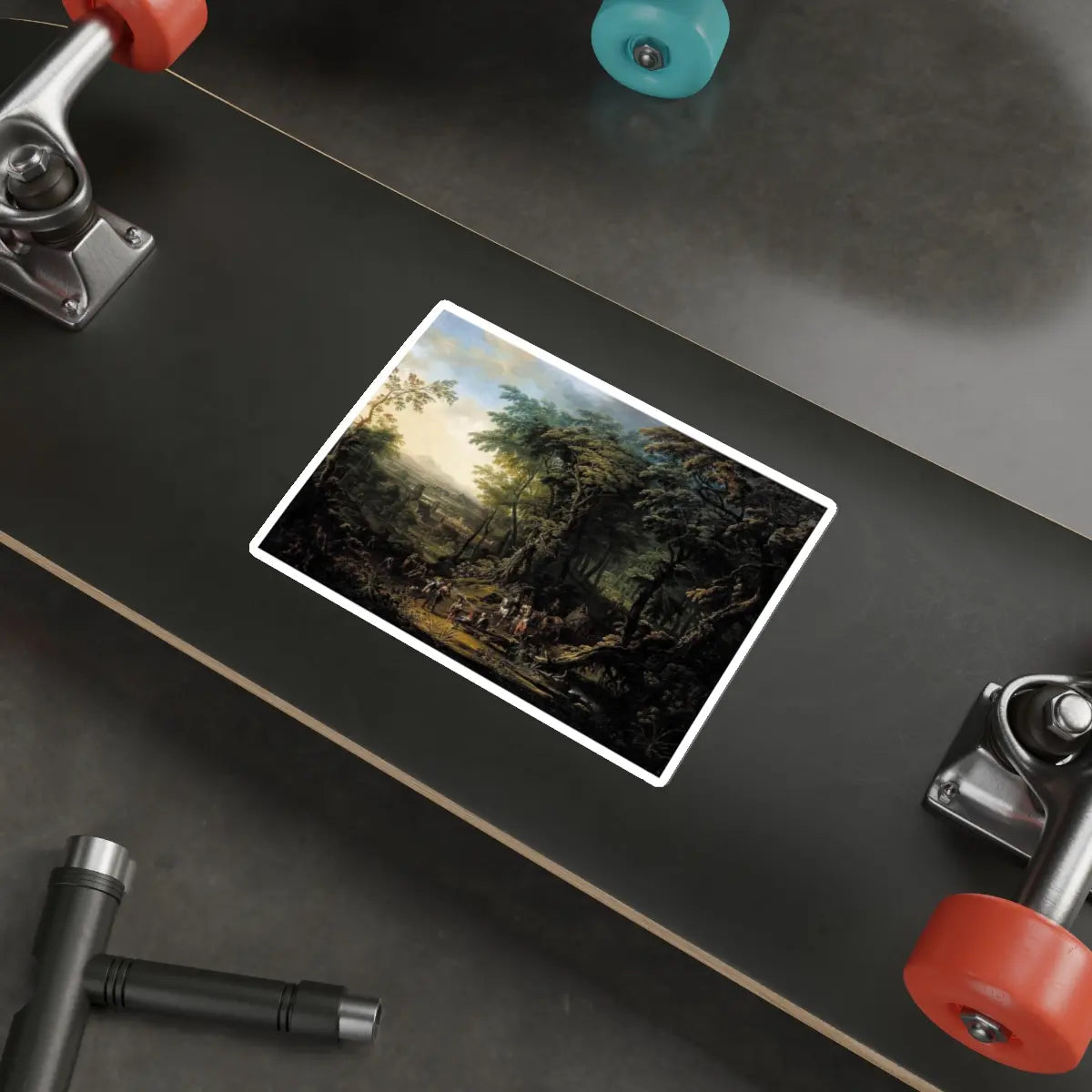 SKU:10843136437334526690 Sticker types:White Shape:Die-Cut Sizes:6" × 6"