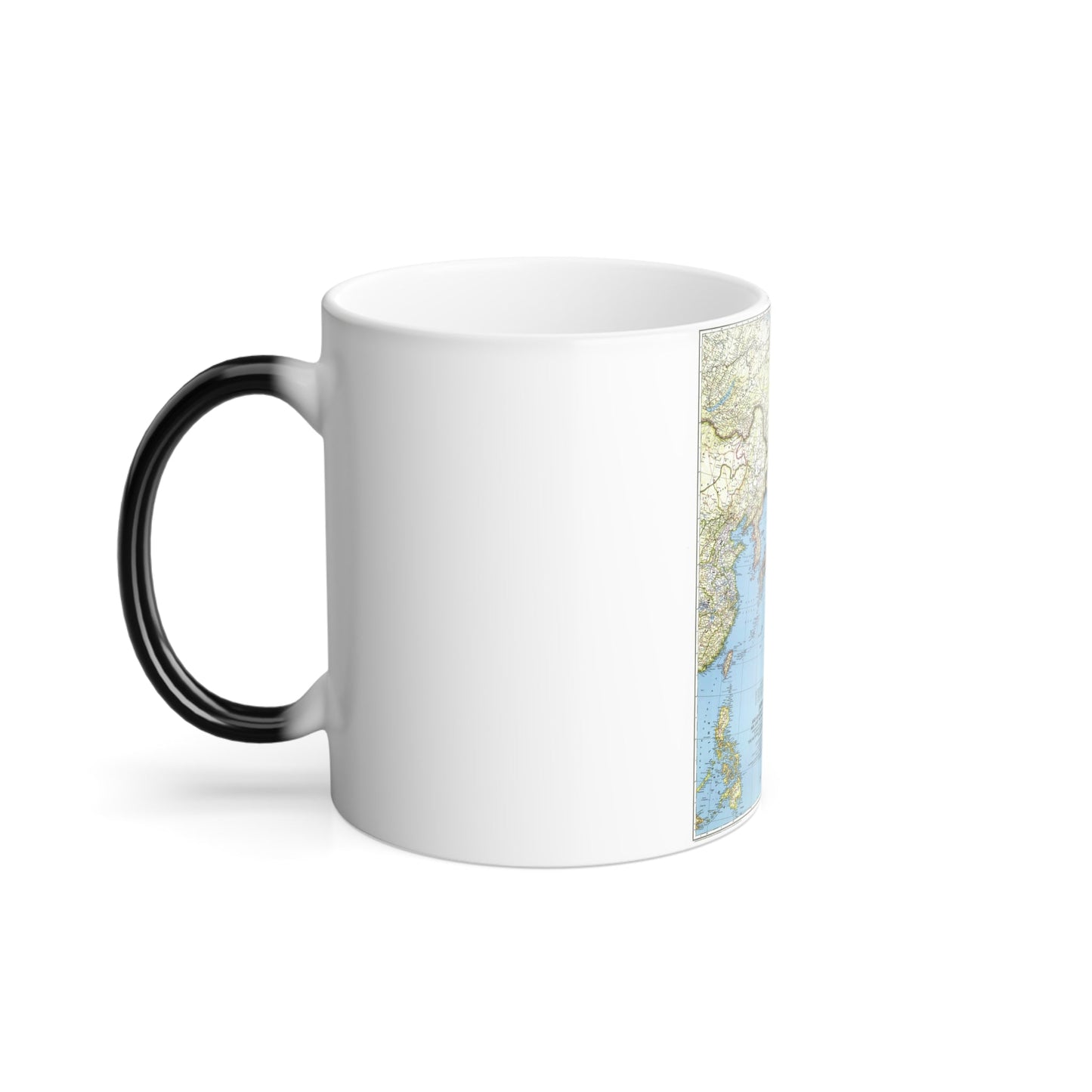 Japan and Adjacent Regions (1944) (Map) Color Changing Mug 11oz-11oz-The Sticker Space