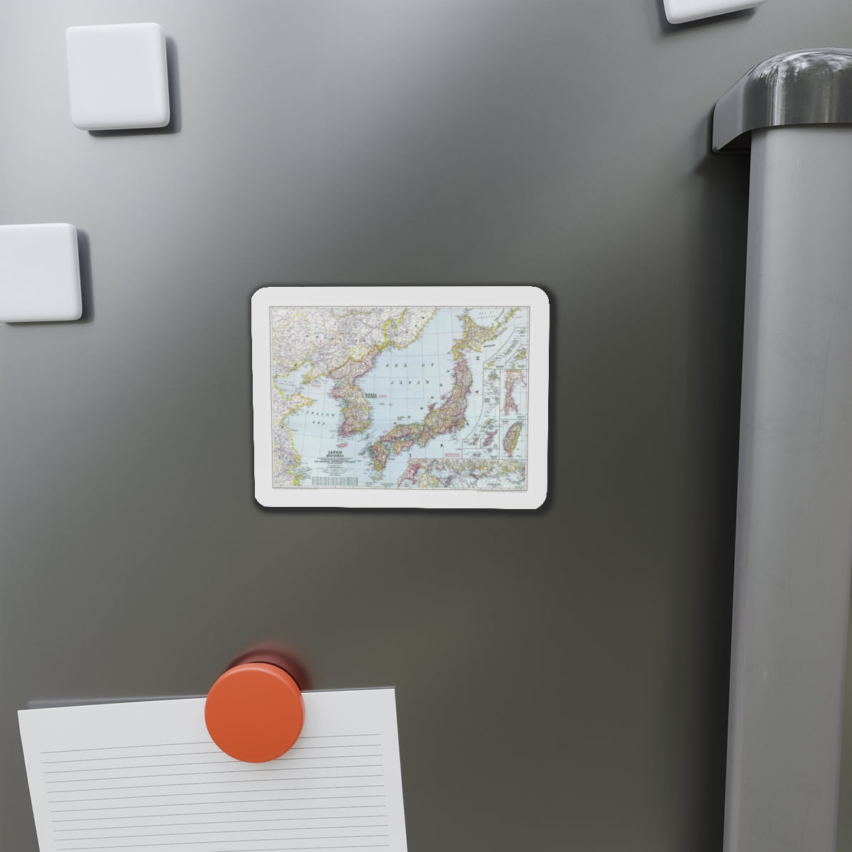 Japan and Korea (1945) (Map) Refrigerator Magnet-The Sticker Space