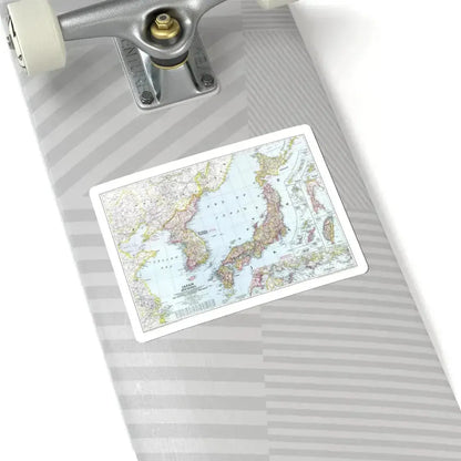 Japan and Korea (1945) (Map) STICKER Vinyl Kiss-Cut Decal - The Sticker Space