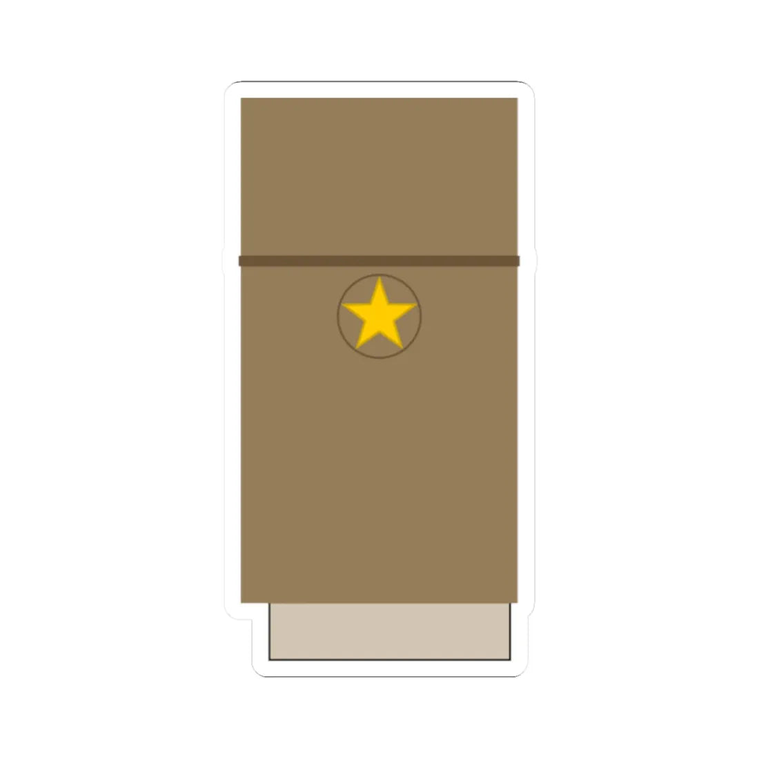 Japan Army OF 1a Sleeve 1943 1945 (Japan) (Military Rank) STICKER Vinyl Kiss-Cut Decal 2 Inch White - The Sticker Space