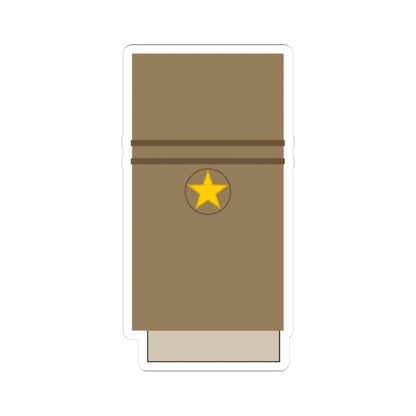 Japan Army OF 3 Sleeve 1943 1945 (Japan) (Military Rank) STICKER Vinyl Kiss-Cut Decal 3 Inch White - The Sticker Space
