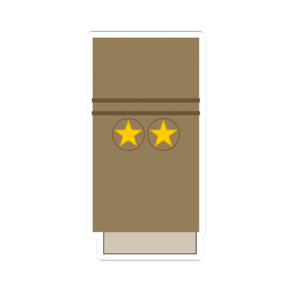 Japan Army OF 4 Sleeve 1943 1945 (Japan) (Military Rank) STICKER Vinyl Kiss-Cut Decal 2 Inch White - The Sticker Space