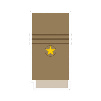 Japan Army OF 7 Sleeve 1943 1945 (Japan) (Military Rank) STICKER Vinyl Kiss-Cut Decal 3 Inch White - The Sticker Space