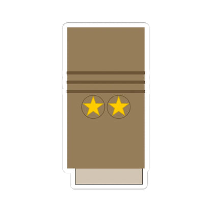 Japan Army OF 8 Sleeve 1943 1945 (Japan) (Military Rank) STICKER Vinyl Kiss-Cut Decal 4 Inch White - The Sticker Space