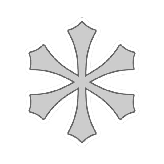 宮内省消防科徽章銀 (Japan) (Coat of Arms) STICKER Vinyl Kiss-Cut Decal 2 Inch White - The Sticker Space