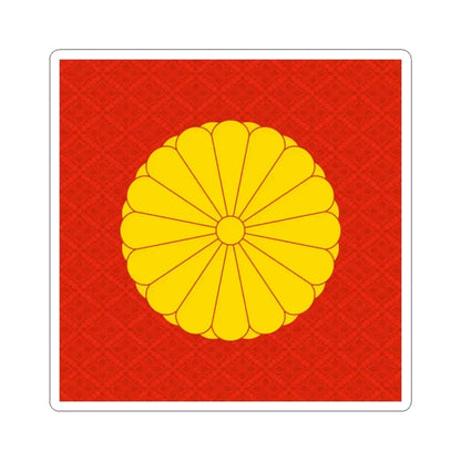 十六八重表菊 (Japan) (Coat of Arms) STICKER Vinyl Kiss-Cut Decal 2 Inch White - The Sticker Space