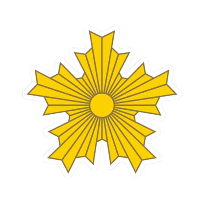 関東都督府典獄監吏及看守帽章 (Japan) (Coat of Arms) STICKER Vinyl Kiss-Cut Decal 2 Inch White - The Sticker Space