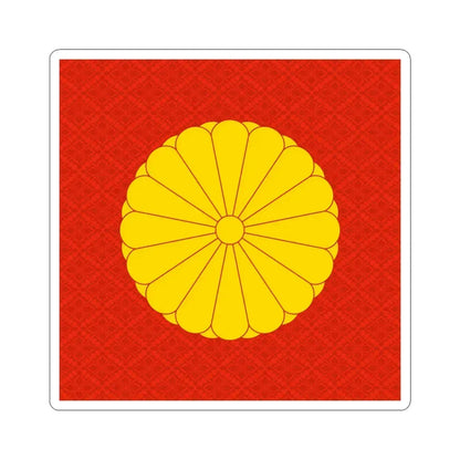 十六八重表菊 (Japan) (Coat of Arms) STICKER Vinyl Kiss-Cut Decal 6 Inch White - The Sticker Space