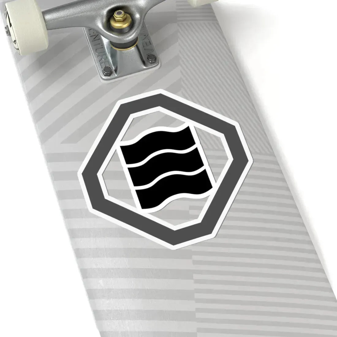 折敷に縮三文字 (Japan) (Coat of Arms) STICKER Vinyl Kiss-Cut Decal - The Sticker Space
