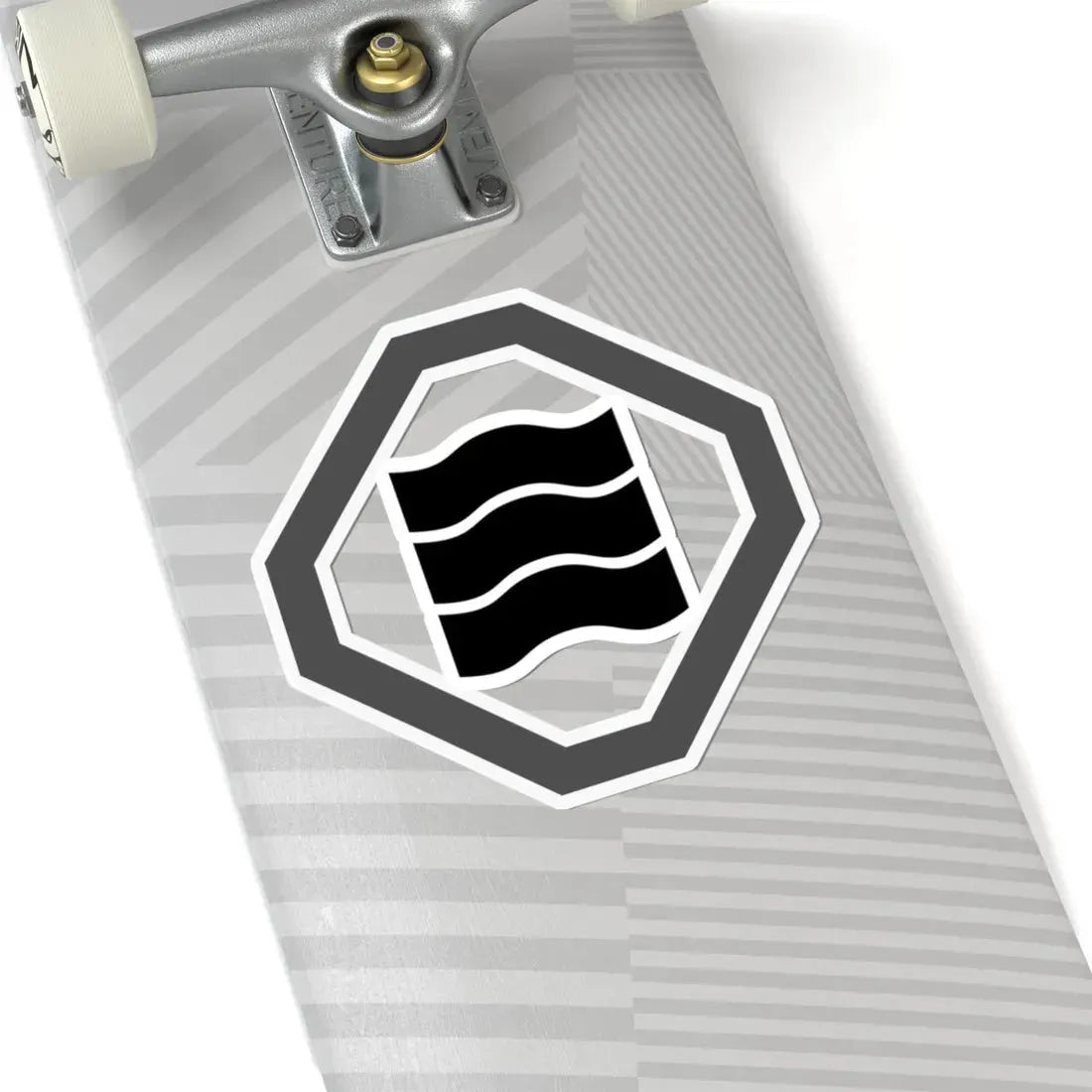 折敷に縮三文字 (Japan) (Coat of Arms) STICKER Vinyl Kiss-Cut Decal - The Sticker Space