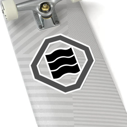 折敷に縮三文字 (Japan) (Coat of Arms) STICKER Vinyl Kiss-Cut Decal - The Sticker Space