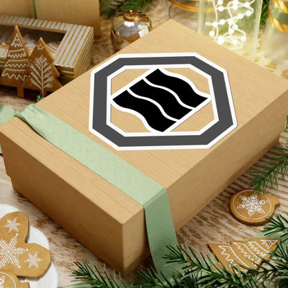 折敷に縮三文字 (Japan) (Coat of Arms) STICKER Vinyl Kiss-Cut Decal - The Sticker Space