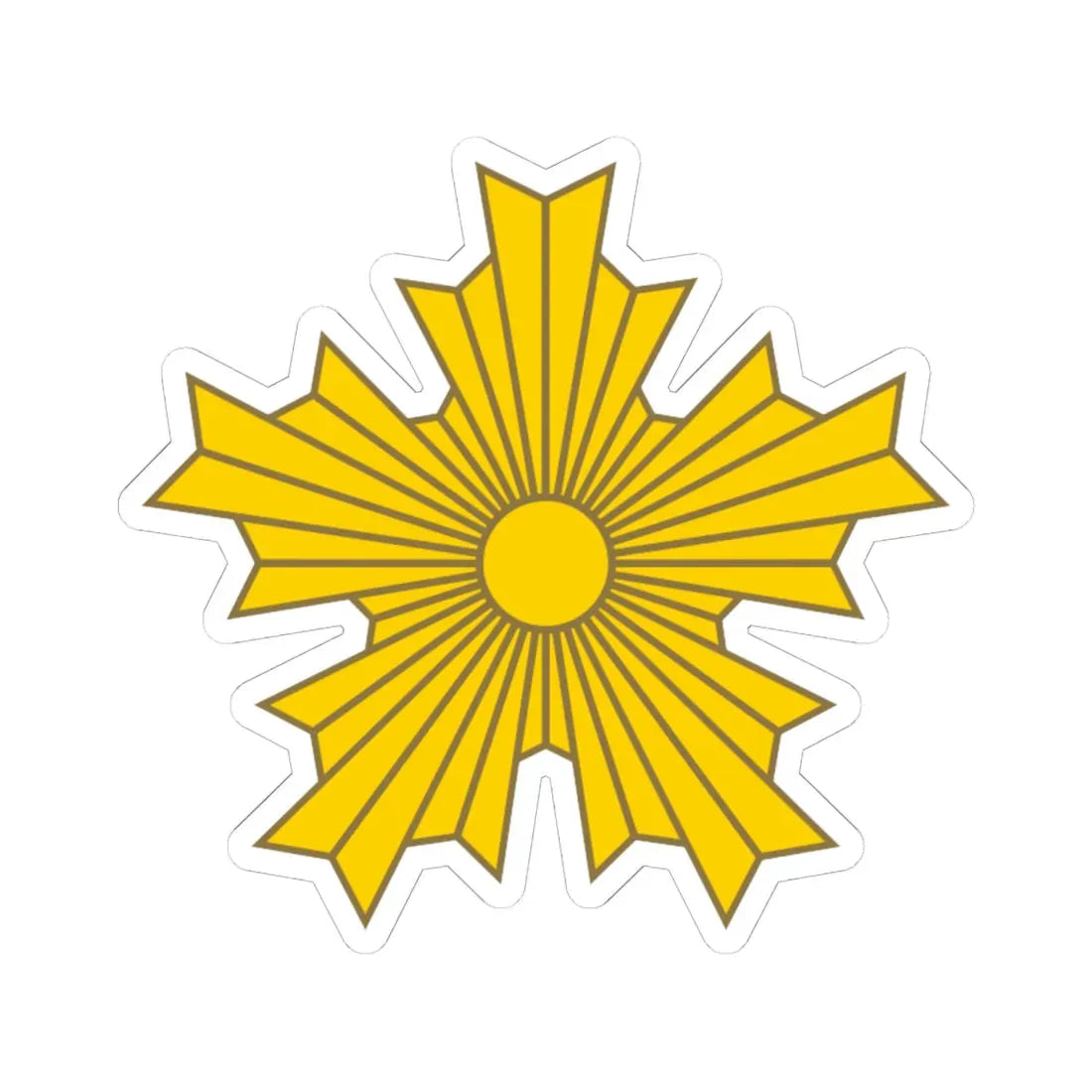 関東都督府典獄監吏及看守帽章 (Japan) (Coat of Arms) STICKER Vinyl Kiss-Cut Decal - The Sticker Space