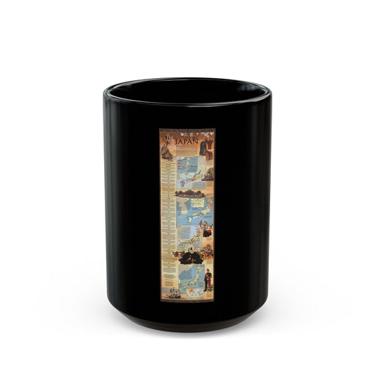 Japan - Historical (1984) (Map) Black Coffee Mug-15oz-The Sticker Space