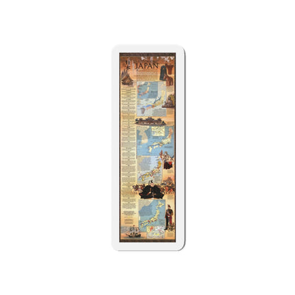 Japan - Historical (1984) (Map) Refrigerator Magnet-6 × 6"-The Sticker Space