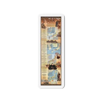 Japan - Historical (1984) (Map) Refrigerator Magnet - The Sticker Space