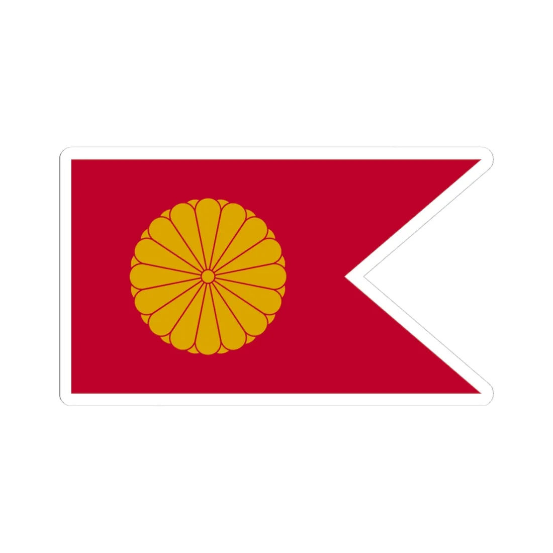 Japan Koutaigou Flag (Japan) (Coat of Arms) STICKER Vinyl Kiss-Cut Decal - The Sticker Space