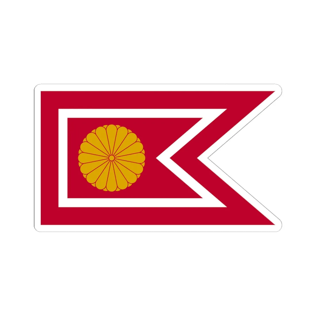 Japan Koutaisisonhi Flag (Japan) STICKER Vinyl Kiss-Cut Decal 6 Inch White - The Sticker Space