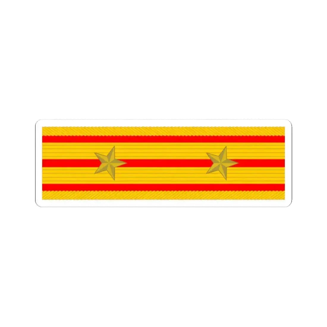 帝國陸軍の階級肩章中佐 (Japan) (Military Rank) STICKER Vinyl Kiss-Cut Decal 3 Inch White - The Sticker Space