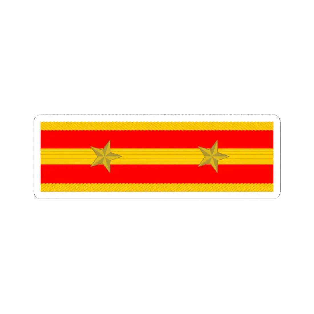 帝國陸軍の階級肩章中尉 (Japan) (Military Rank) STICKER Vinyl Kiss-Cut Decal - The Sticker Space