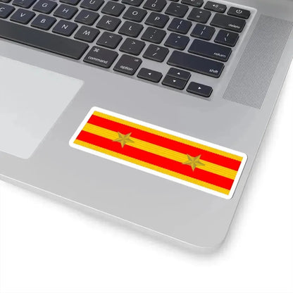 帝國陸軍の階級肩章中尉 (Japan) (Military Rank) STICKER Vinyl Kiss-Cut Decal - The Sticker Space