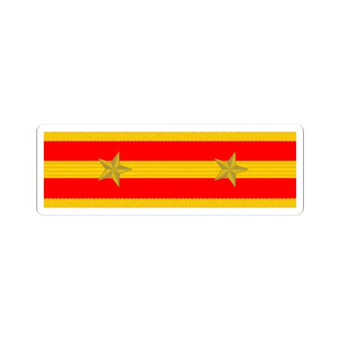 帝國陸軍の階級肩章中尉 (Japan) (Military Rank) STICKER Vinyl Kiss-Cut Decal - The Sticker Space