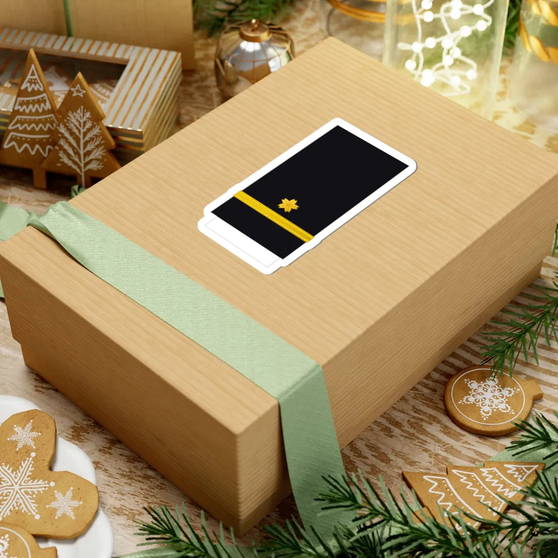 Japan Navy OF 1b (Japan) (Military Rank) STICKER Vinyl Kiss-Cut Decal - The Sticker Space